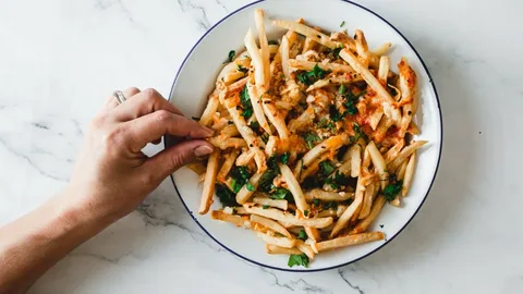 Garlic Parmesan Loaded Fries