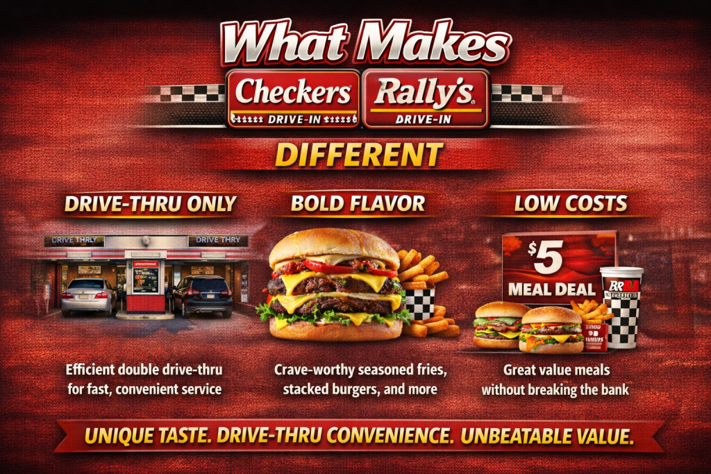 What Makes Checkers & Rally’s Different
