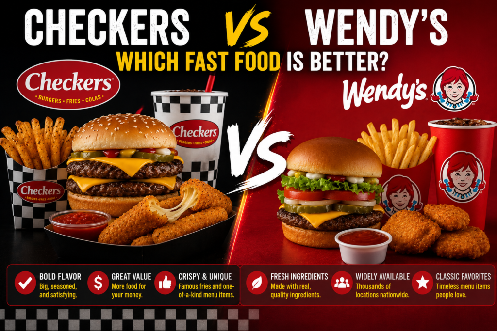 Checkers vs Wendy's : Which Fast Food Is Better?