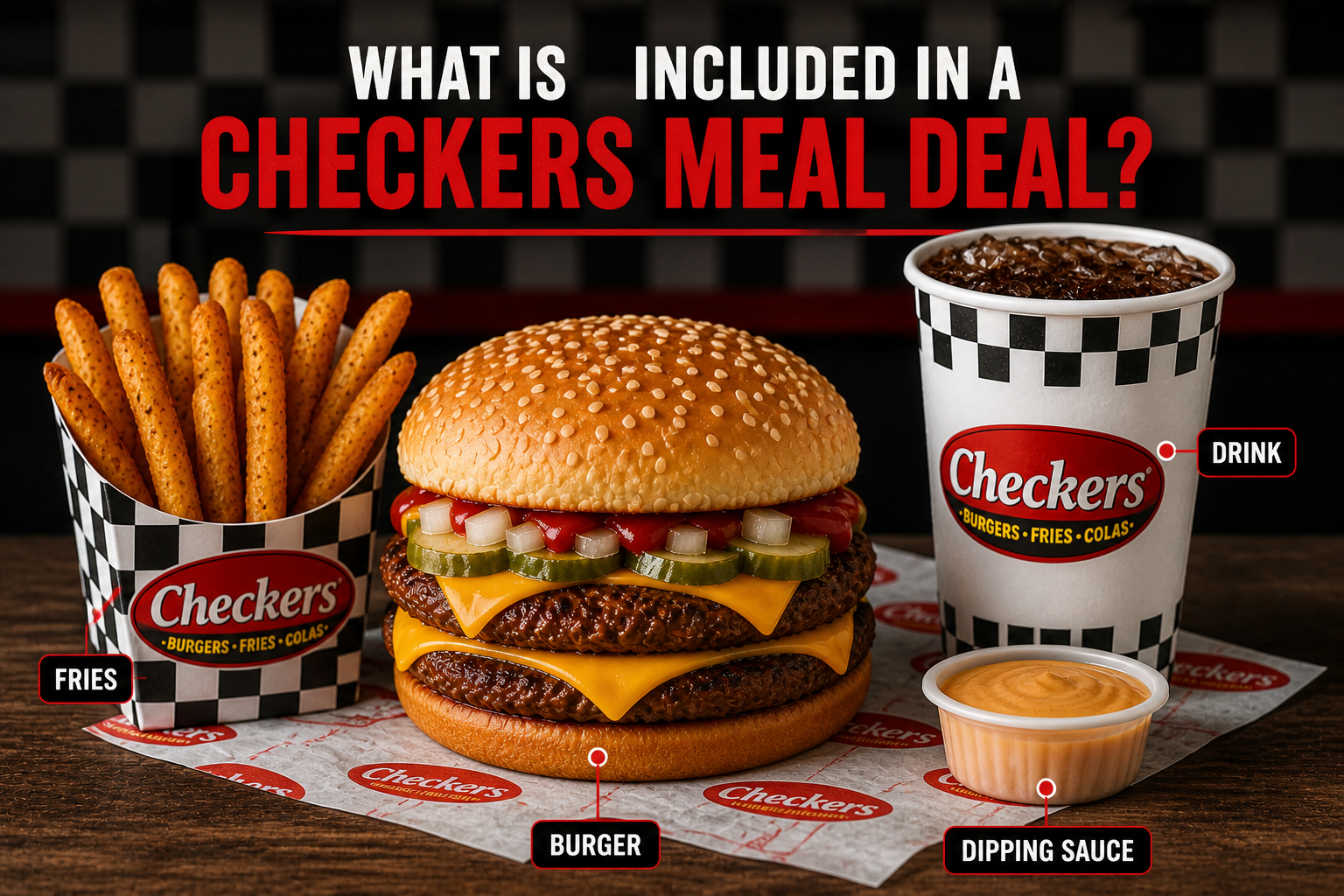What Is Included in a Checkers Meal Deal?
