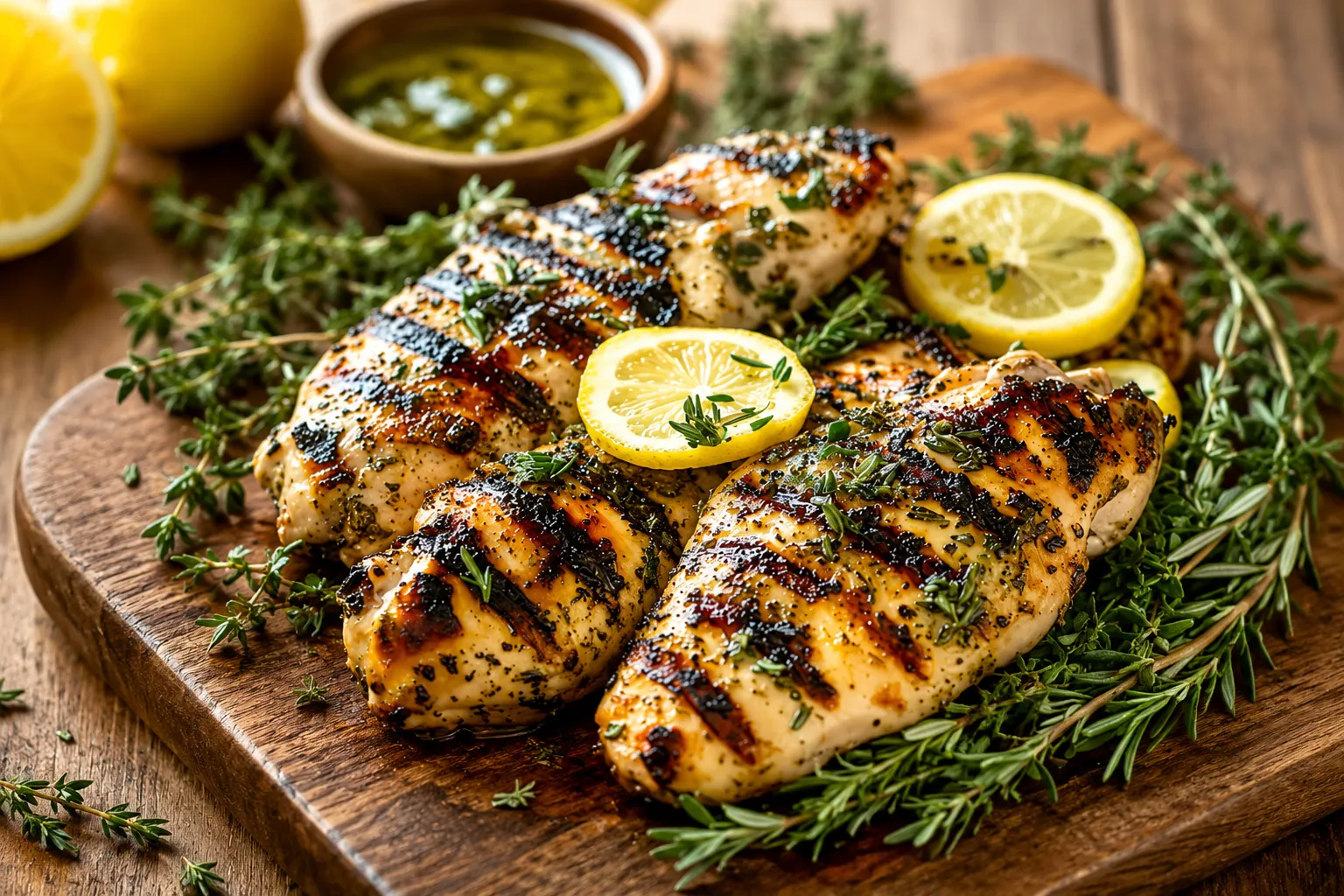 Grilled Lemon Herb Chicken