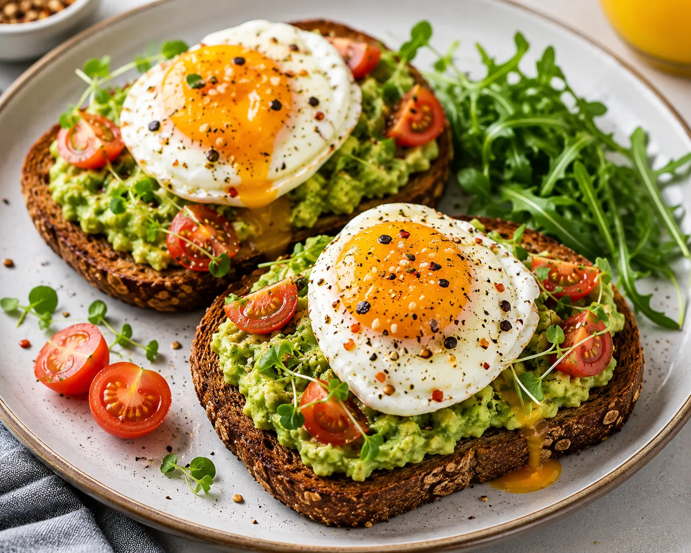 Avocado Toast with Eggs
