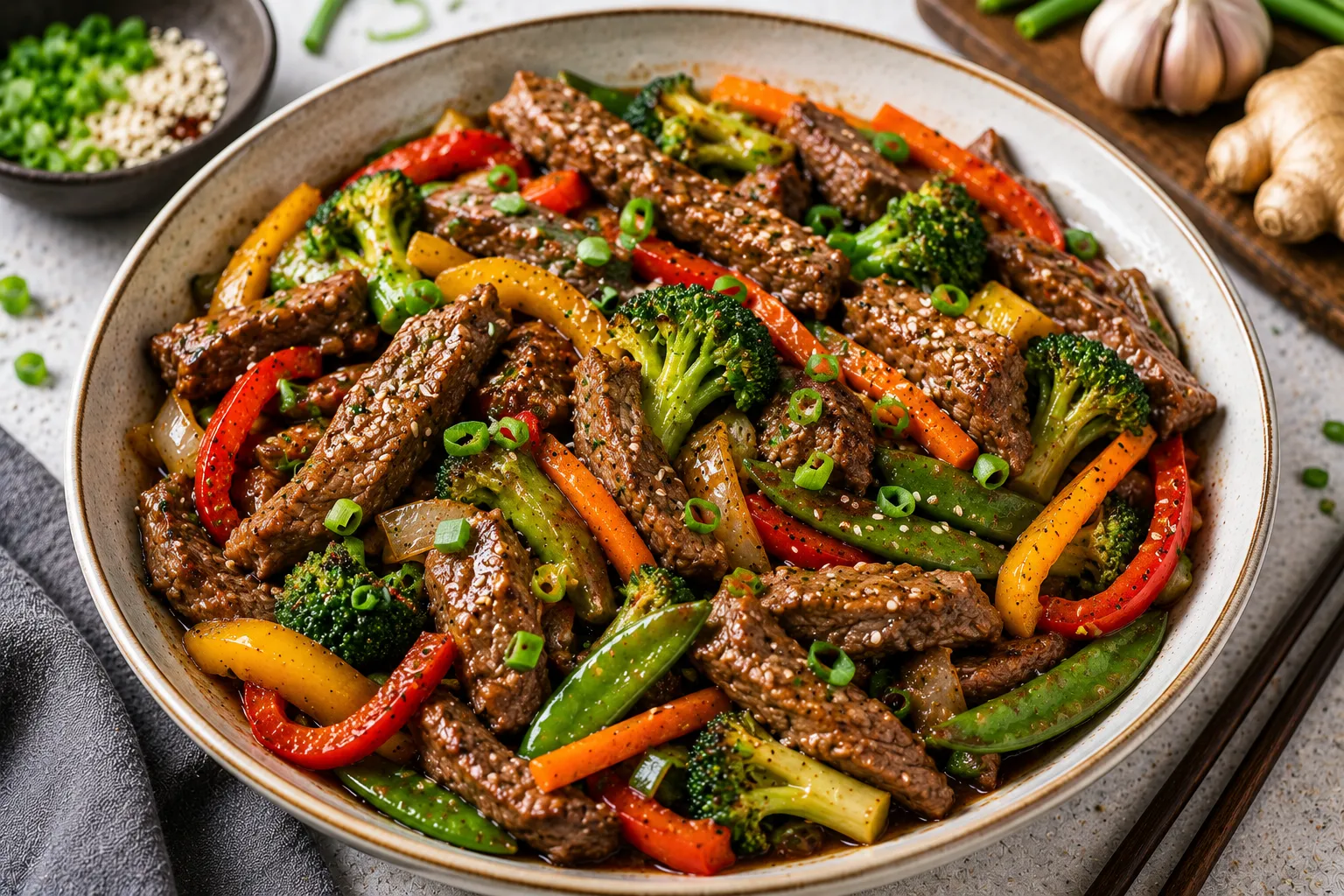 Beef and Vegetable Stir Fry
